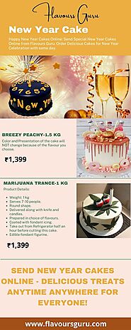 Order Now! Same Day Happy New Year Cakes Online in Delhi NCR