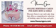 Order Now! Online Birthday Cakes for Kids in Delhi NCR