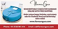 Birthday Cake for Husband | Order Husband Birthday Cake Online in Delhi NCR | Flavours Guru