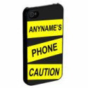 Personalised Caution Tape Phone Case for smartphones - Tech Gadgets " Phone Accessories - Mens Gifts from Menkind