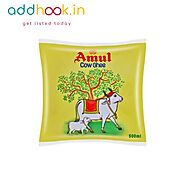 Buy Best Amul Cow Ghee 500 ML On Addhook.in