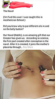 r/ShitMomGroupsSay - This FB post says putting various crap in you navel will cure anything apparently. Full crazy li...