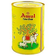 Compare Amul Cow Ghee, 1Ltr (Tin) Price in India - CompareNow