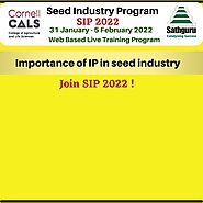 Importance of IP in seed industry