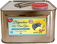Buy Brijmohan Buffalo A2 Desi Ghee; 100% Pure Unadulterated Ghee; Healthiest Ghee for Frying (2 Litre) Online at Low ...