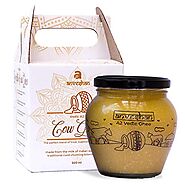 Anveshan A2 Vedic Bilona Cow Ghee in Glass Jar 500 ML ( Made from Curd by Traditional Bilona Churning Method Indian D...