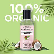 100% Organic Coconut Baby Hair & Massage Oil | 100 ml - goodnessme.com