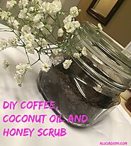 DIY Coffee, Coconut Oil and Honey Scrub - AliciaDion Beauty, LLC