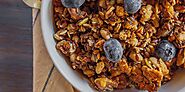 Baked Flax Seed Granola Recipe - Emily Farris | Food & Wine