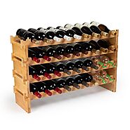 36 Wine Rack Bamboo Wine Racks - Decomil Store | DECOMIL
