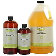 Sesame Oil for Hair, Skin and Massage | Organic Sesame Oil | Banyan Botanicals