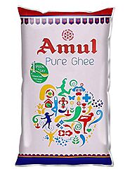 Buy Amul Pure Ghee Pouch, 1L Online at Low Prices in India | Amul Pure Ghee Pouch, 1L Reviews, Ratings | IdeaKart.com...