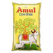 Amul Cow Ghee Pouch : 1 Litre - Online shopping of grocery, fruits, vegetables & many more