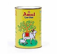 Details about  Amul Ghee MADE FROM PURE COW MILK 1 Liter (905grams)