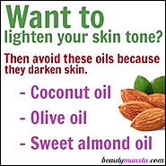 Warning: Oils Which Darken Skin - beautymunsta - free natural beauty hacks and more! | Natural oils for skin, Essenti...