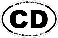 Free Oval Crazy Dash Sticker (US only)