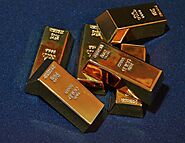 Gold Bar Chocolates from Harrods