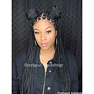 HD Knotless Braids - Shade - Poshglad Braided Wigs