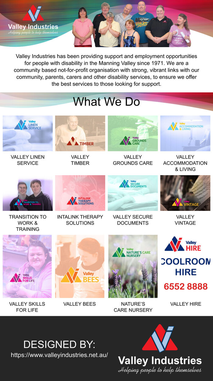 This infographic is designed by Valley Industries