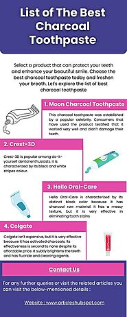 List of The Best Charcoal Toothpaste