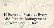 AlohaABA - 10 Essential Features Every ABA Practice Management Software Should Have