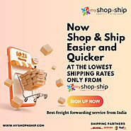 International Shipping services from India