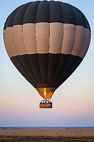 Go on a hot air balloon ride