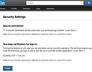 How to instantly turn on or off two-step verification in your LinkedIn account?
