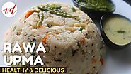 Easy to Make, Delicious Rawa Upma Recipe | South Indian 10 Min Breakfast Recipes | Healthy Suji Upma