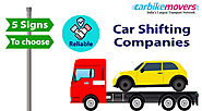 Car Shifting Services | Car Shifting - Carbikemovers.com