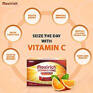 Buy Maxirich Vitamin C + Zinc Chewable Tablets