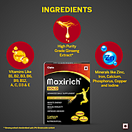 Buy Maxirich Gold That improves Your memory and helps To utilize energy