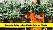 Plastic pots for plants online