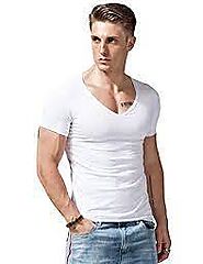 Regular Fit V Neck Half Sleeve T-Shirt for Men