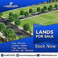 Lands for sale in Yadagirigutta Hyderabad