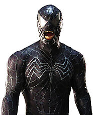 Venom Spiderman Black Leather Costume Jacket - LJB