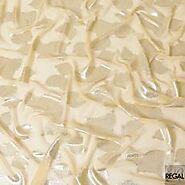 Metallic Silk Chiffon Fabric for Women - Regal Fabrics