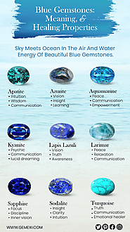 Blue Gemstones: Meaning, Benefits, and Healing Properties