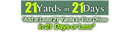 21 Yards in 21 Days