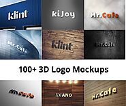 100+ Freebies 3D Logo Mockup - Freebies Mockup