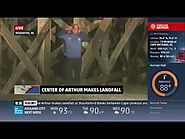 Hurricane Arthur Coverage (7/3/14 9pm-11pm) - The Weather Channel