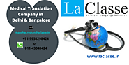 Get Medical Translation Company in Delhi and Bangalore