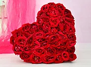 Valentine Heart Shaped Roses