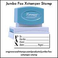 Jumbo Fax Xstamper Stamp