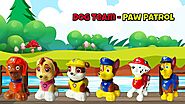 Cute Dogs play with Paw Patrol Police Save Lives Care in Dog House and Eating in Dog Restaurant