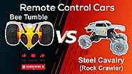Comparison Rock Crawler or Steel Cavalry Vs Bee Tumble | Unboxing, Play and Stunt with RC cars