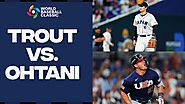 Matchup of a lifetime! Shohei Ohtani faces Mike Trout with the World Baseball Classic on the line!