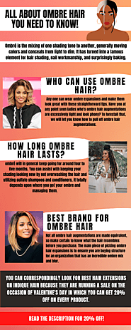 Get Amazing Ombre Hair at 20% Off - You Shouldn’t Miss!