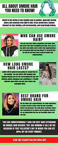 How Can Someone Save 20% On Ombre Hair Extensions?