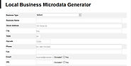 Local Business Schema Generator - MicroData & JSON-LD